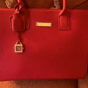 Joy & Iman Red Tote Bag